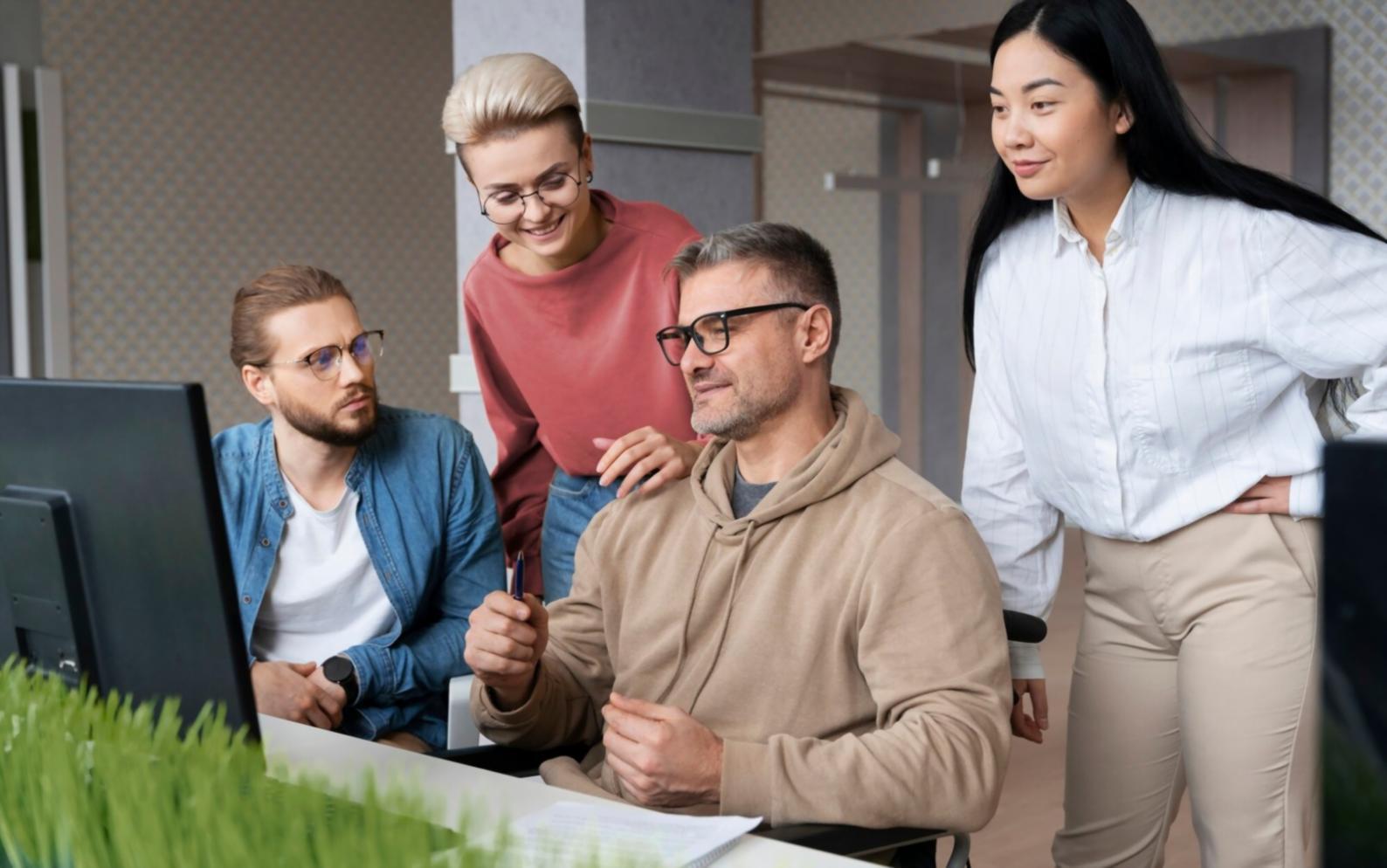 Successful program graduates at completion ceremony